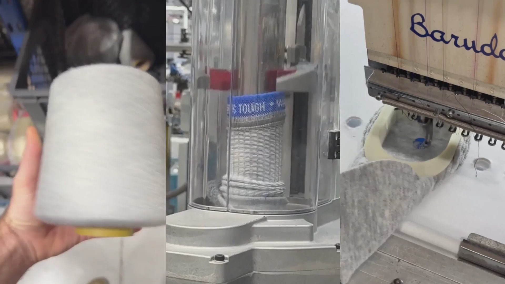 Laad video: Productieproces van WALK IT OFF merino sokken in Portugal met garen, breimachine en afwerking