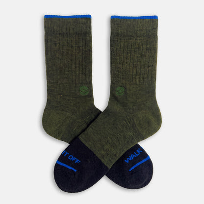 Groene WALK IT OFF merino sokken (Ivy) – 24/7 model van ademende merinowol.