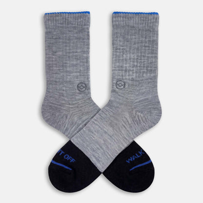 WALK IT OFF Merino sokken Twister – productfoto vooraanzicht met logo zichtbaar
