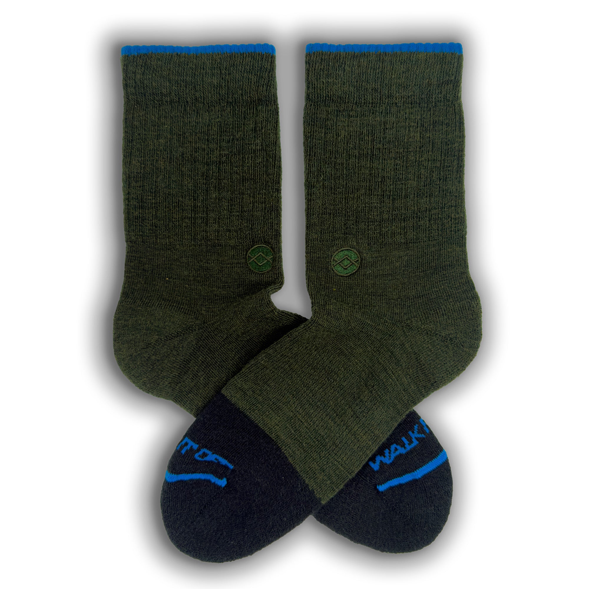 Groene WALK IT OFF merino sokken (Ivy) – 24/7 model van ademende merinowol.