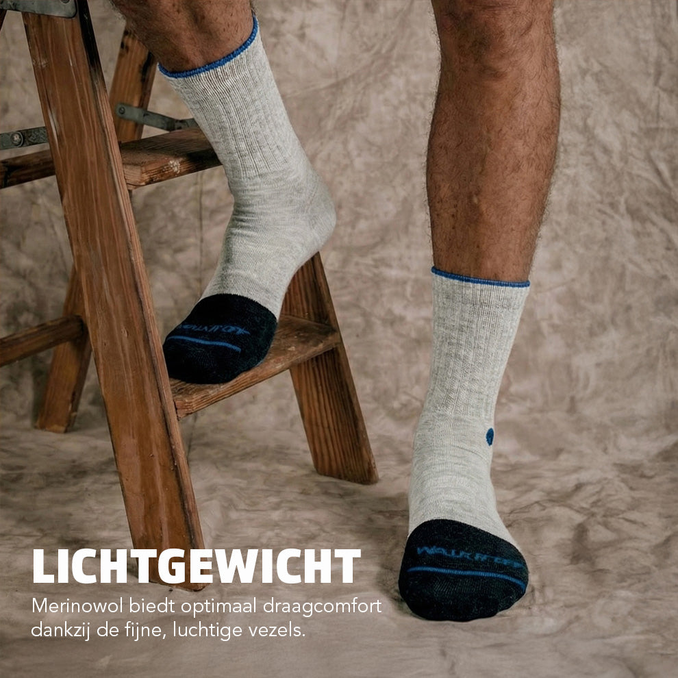 WALK IT OFF merino sokken met lichtgewicht draagcomfort dankzij fijne en luchtige merinovezels