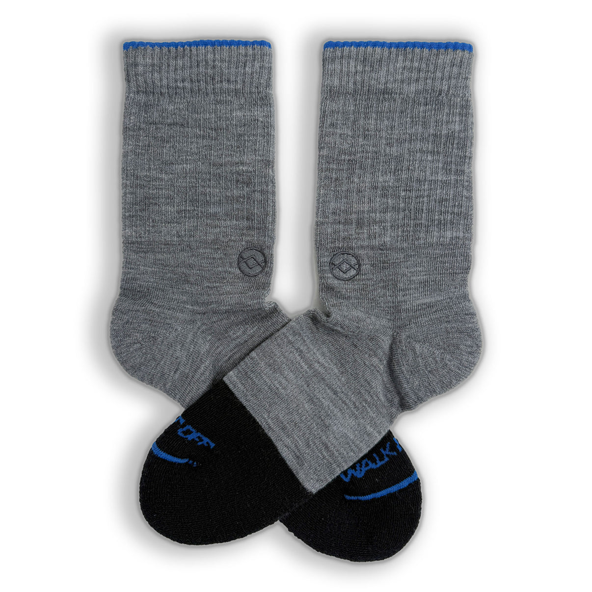 WALK IT OFF Merino sokken Twister – productfoto vooraanzicht met logo zichtbaar
