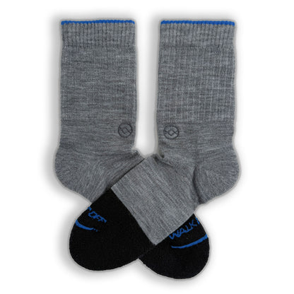 WALK IT OFF Merino sokken Twister – productfoto vooraanzicht met logo zichtbaar
